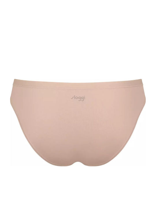 Βαμβακερά Γυναικεία Slip 3Pack Μπεζ