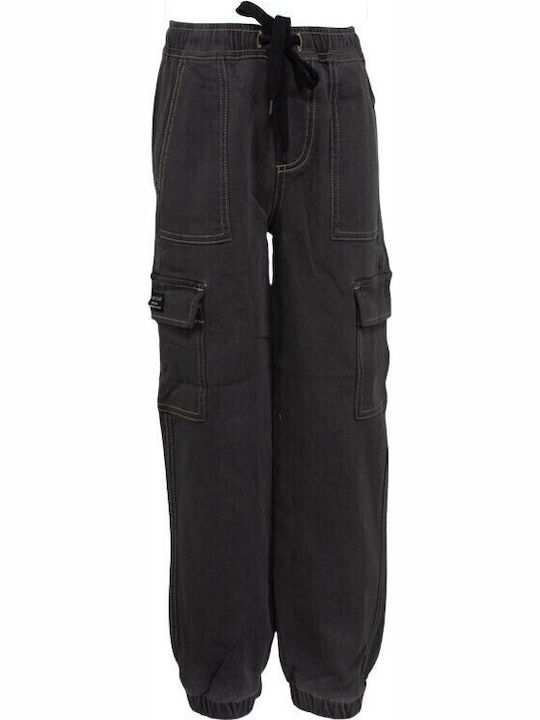 Hashtag Kids' Denim Pants Gray