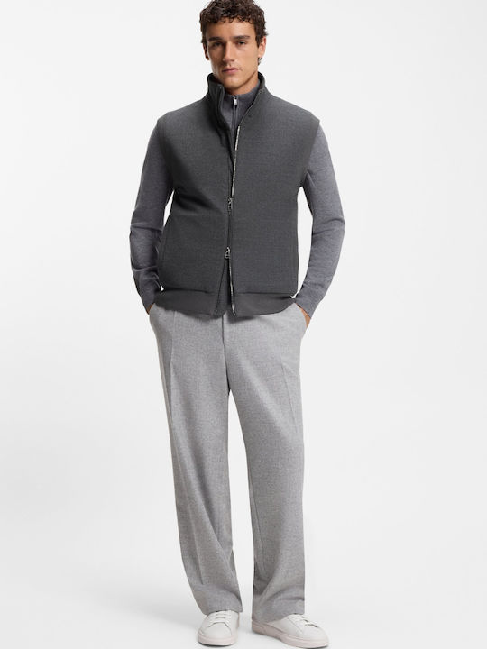 Sleeveless Winter Jacket Dark Gray