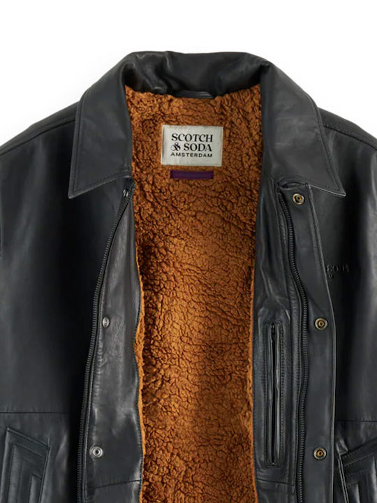 Leather Jacket Anthracite