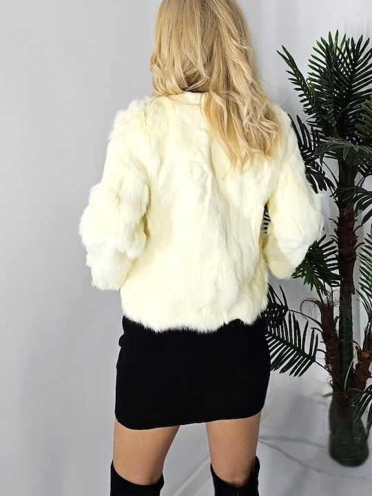 Дамска кожухарка Light Yellow