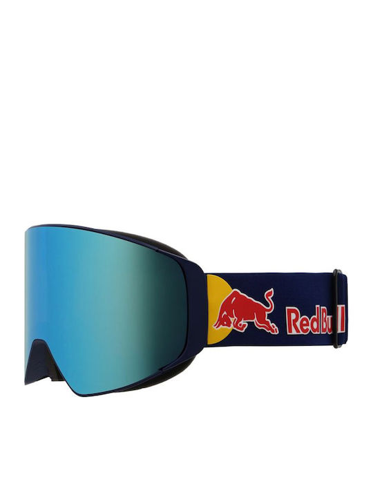 Red Bull Spect Ski & Snowboard Goggles Kids Blue with Lens in Blue Color Red Bull Spect Ski & Snowboard Goggles Kids Blue with Lens in Blue Color
