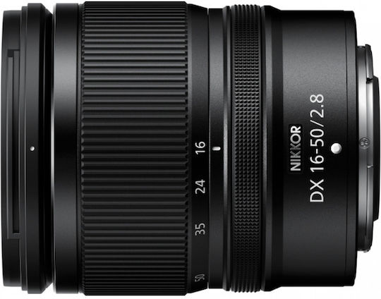 Nikon Crop Φωτογραφικός Φακός NIKKOR Z DX 16-50mm f/2.8 VR Standard Zoom για Nikon Z Mount Μαύρος