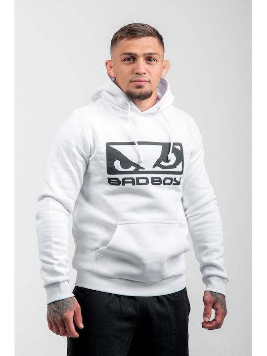 Herren Sweatshirt mit Kapuze Weiß