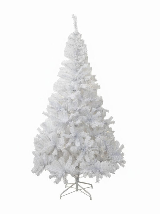 Weihnachtsbaum 195cm mit 936 Zweige und mit LED-Beleuchtung Weiß