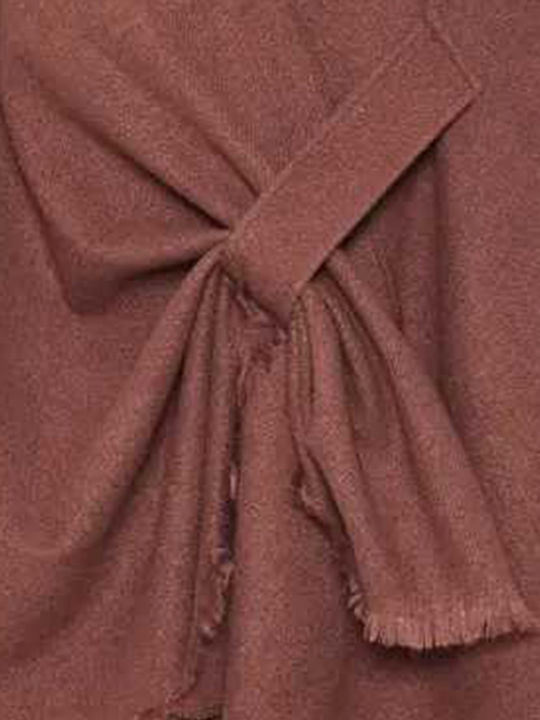 Henna Brown Poncho de damă