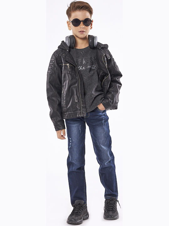 Kinder Schlaghose Jeans Blau