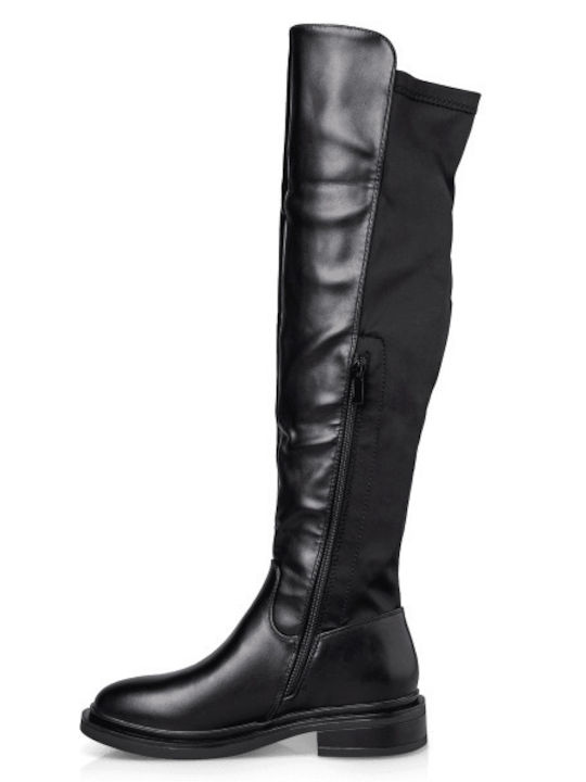 Damenstiefel Über dem Knie Schwarz