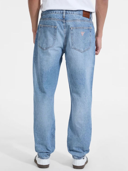 Ανδρικό Παντελόνι Τζιν με Regular Εφαρμογή Denim Light