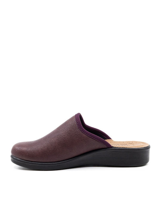 Papuci de Damă de Iarnă Burgundy