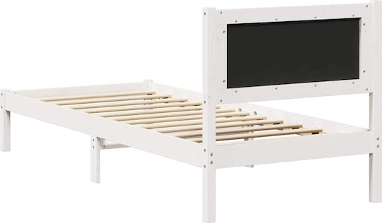 Einzelbett Mit Stoff Grau Mit Lattenrost Für Matratze 80x190cm