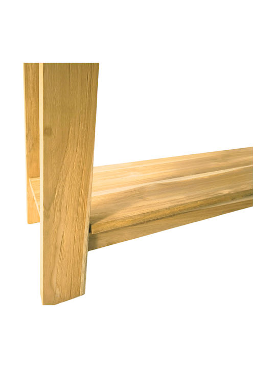 Decoza Consolă din Lemn Masiv Natural Shade L140xL40xH80buc