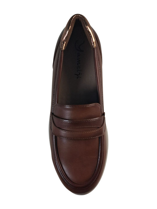 Women's Moccasins in Brown Color