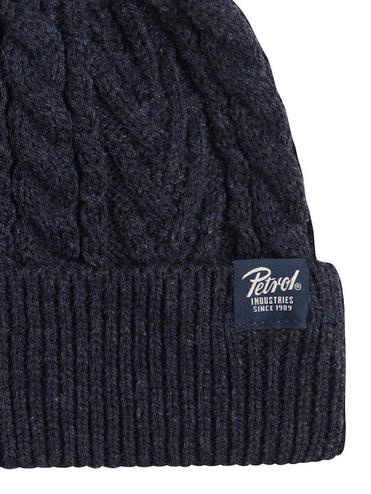 Beanie Männer Beanie Gestrickt in Blau Farbe