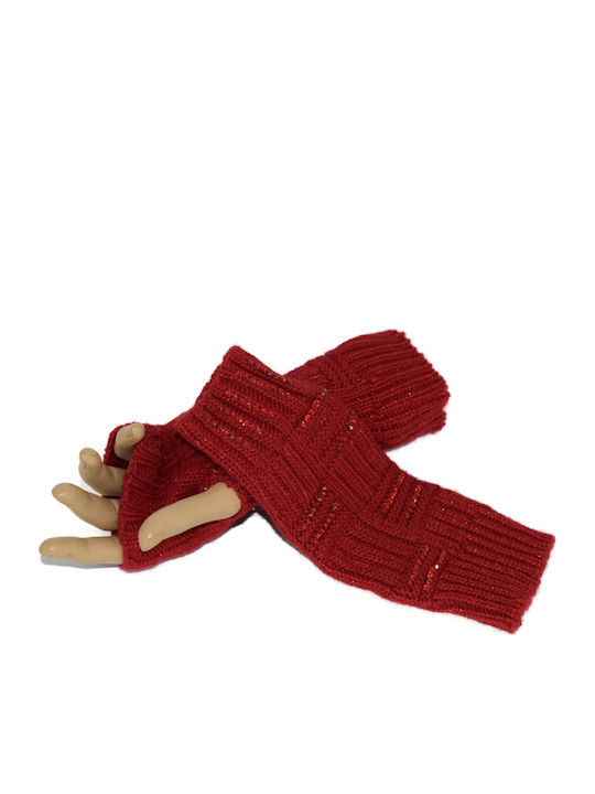 Women's Woolen Gloves Red