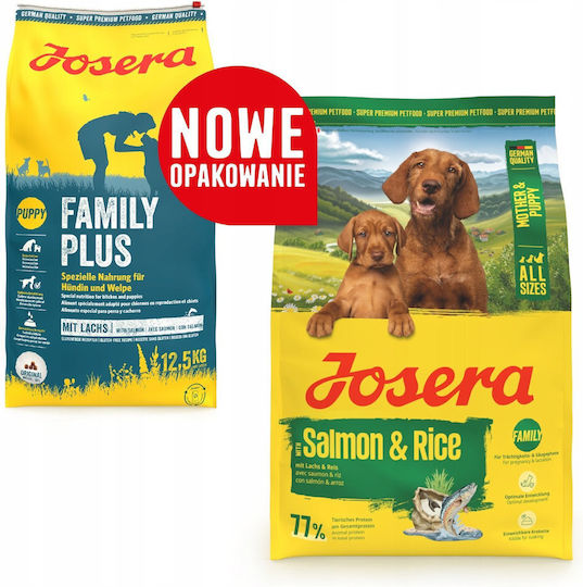 Josera 3кг Суха Храна за Кучета с Сьомга и Ориз