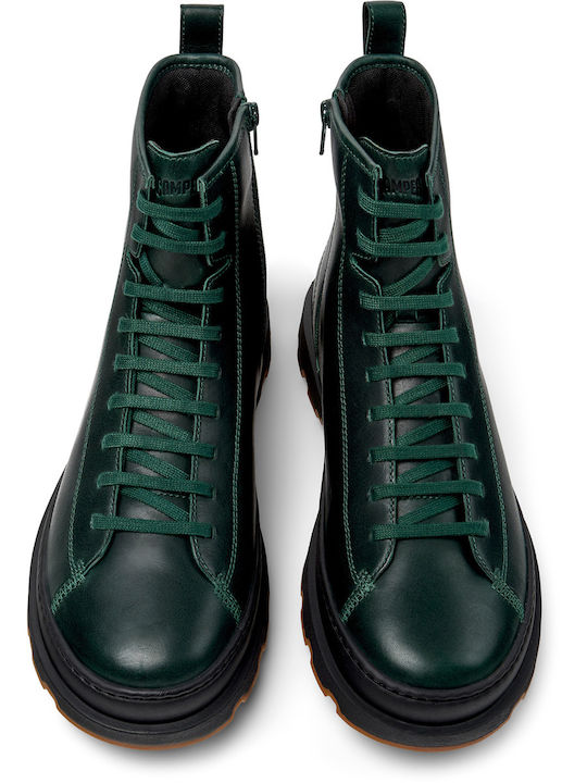 Brutus+ Leather Green Men's Boots Anatomical
