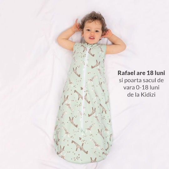 Kidizi Sommer Schlafsack 0.5 Tog Grün