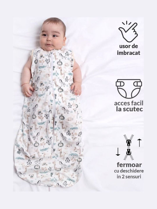 Kidizi Vara Sac de dormit 0.5 tog Giraffe Safari