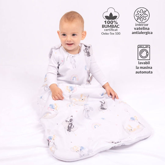 Kidizi De primăvară Sac de dormit 1 tog Alb