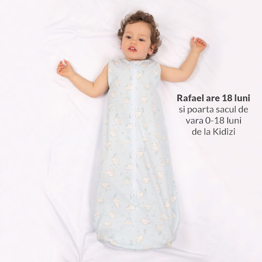 Kidizi Summer Sleeping Bag 0.5 Tog Blue