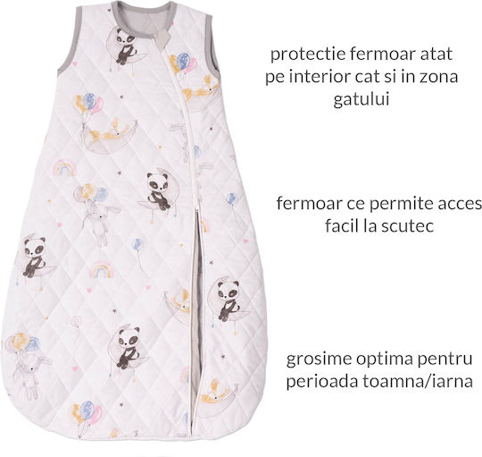Kidizi Autumn Sleeping Bag 1.5 Tog White