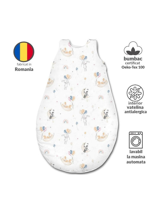 Kidizi Frühlingshaft Schlafsack 1 Tog Weiß