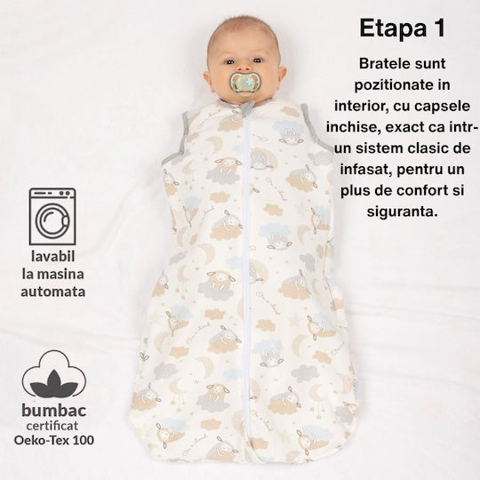 Kidizi De primăvară Sac de dormit 1 tog Pastel