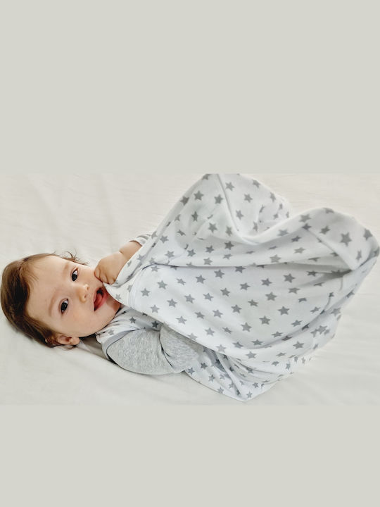 Kidizi Sommer Schlafsack 0.5 Tog White, Grey