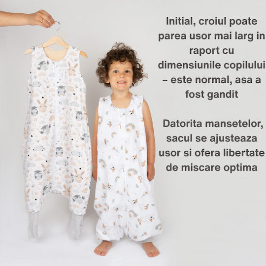 Kidizi De primăvară Sac de dormit 1 tog Albastru