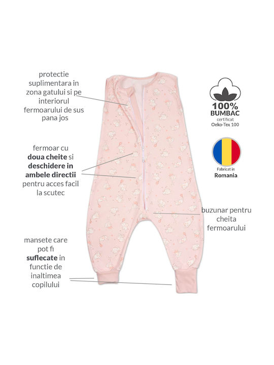 Kidizi Sommer Baby Schlafsack Rosa