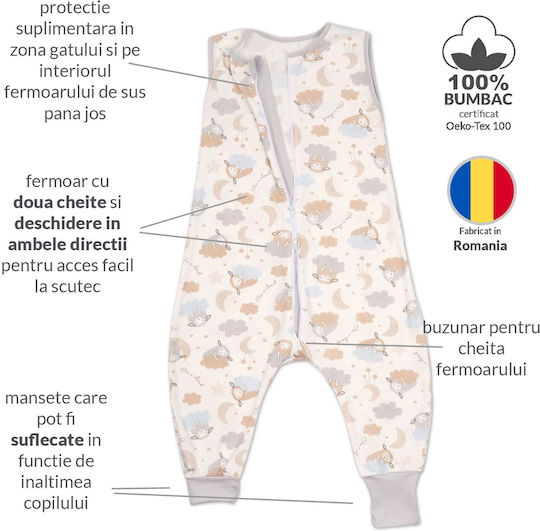 Kidizi Vara Sac de dormit 0.5 tog Pastel
