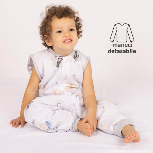 Kidizi Frühlingshaft Schlafsack 1 Tog Weiß