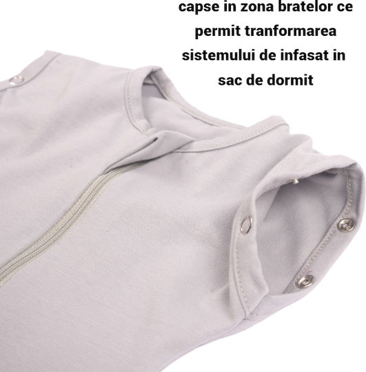 Kidizi Sac De Dormit Pentru Bebeluşi De Vară Gri Kidizi Sac De Dormit Pentru Bebeluşi De Vară Gri