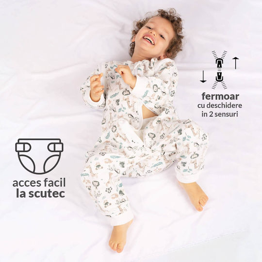 Kidizi De primăvară Sac de dormit 1 tog Multicolor cu mâneci detașabile