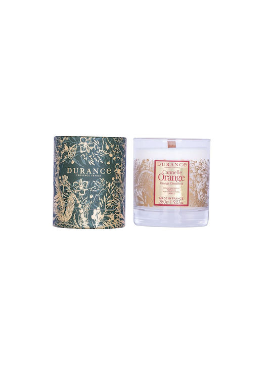 Durance Candle Orange Cinnamon Noel 2024 Aromatic Candle Wooden Wick 280g