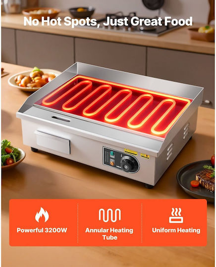 Vevor Θερμαντική Επιφάνεια για Μπουφέ με Ισχύ 3200W