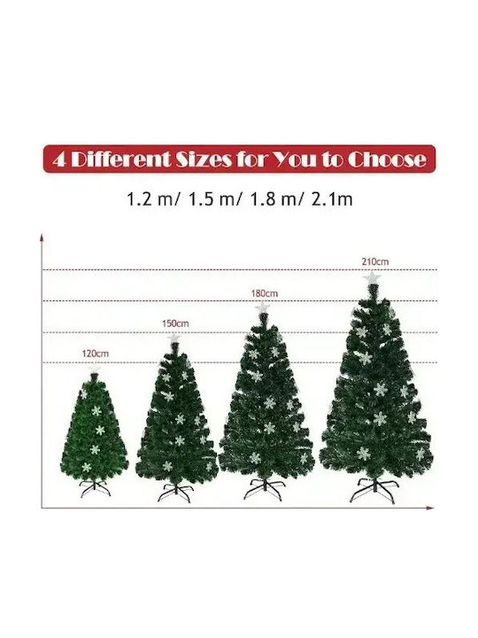 Christmas Tree Decorated 150cm with LED Lighting