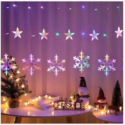 Lights LED 3.6m. x 80cm Warm White type Curtain 1pcs