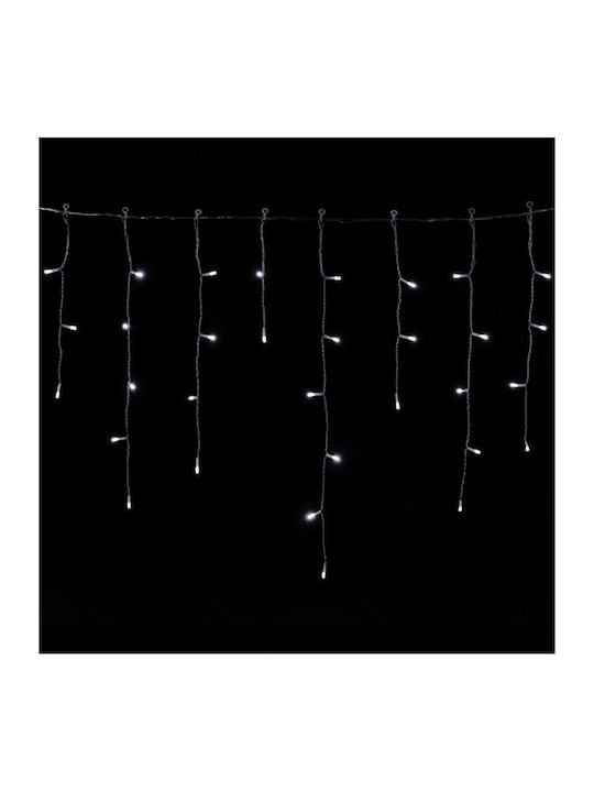 100 Lichterketten LED 5m. x 60cm Kaltes Weiß Typ Regen 1Stück