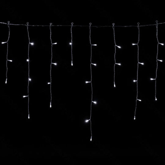 100 Lichterketten LED 5m. x 60cm Kaltes Weiß Typ Regen 1Stück