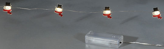50 Lights LED 5m. Warm White Battery in String 1pcs