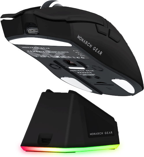 Monarch Gear Nemesis Ασύρματο Gaming Ποντίκι 24000 DPI Μαύρο