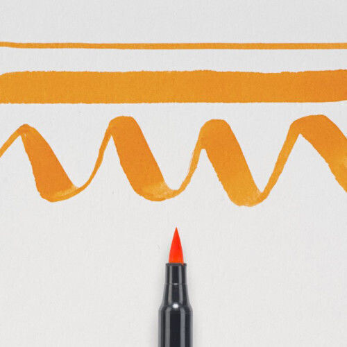 Bruynzeel Sakura Sakura Koi Colored Brush Marker 5 Orange