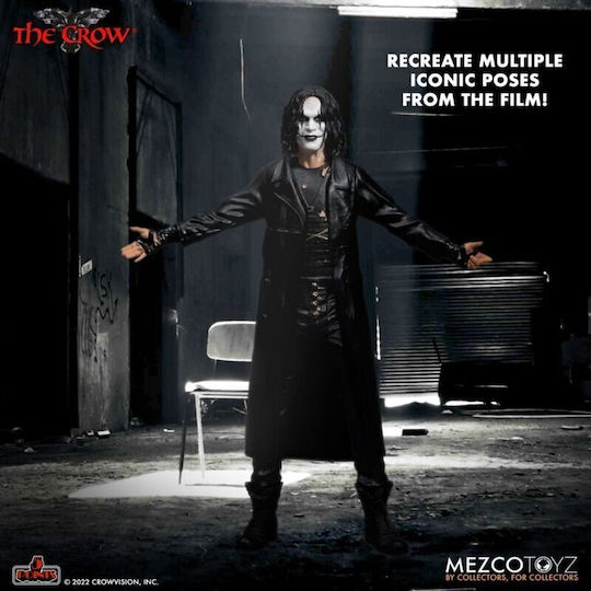 Mezco Toys The Crow: Eric Draven Φιγούρα Δράσης 9εκ. 9τμχ
