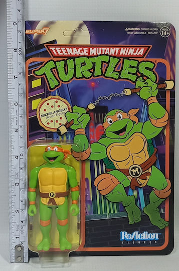 Super7 Teenage Mutant Ninja Turtles: Michelangelo Φιγούρα Δράσης 10εκ.