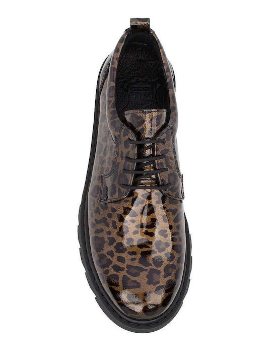 Γυναικεία Oxfords σε Καφέ Χρώμα