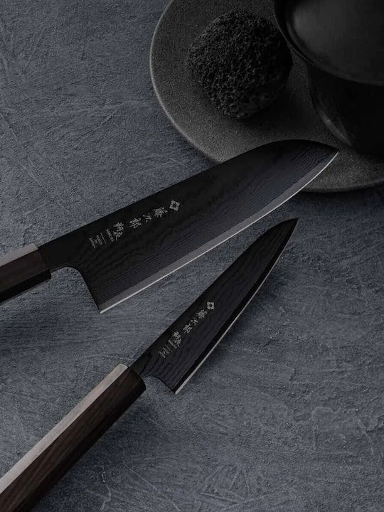 Tojiro Knife Santoku from Damascus Steel 16.5cm