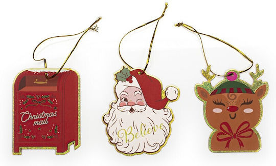 Σετ Gift Tag Tri-coastal Reindeer 6 Τεμ