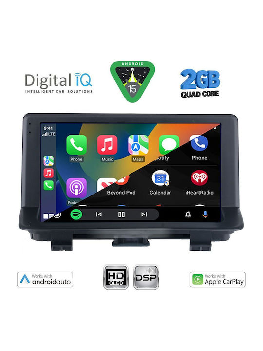 Digital IQ Car Audio System for Audi Q3 / A3 2013-2018 (Bluetooth/USB/AUX/WiFi/GPS/Apple-Carplay/Android-Auto) with Touch Screen 9"
